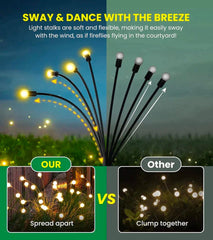 Solar Firefly Garden Lights