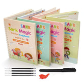 Eco-Write™ Write-Vanish-Repeat Journal for Kids (4 Books + 10 Refills)